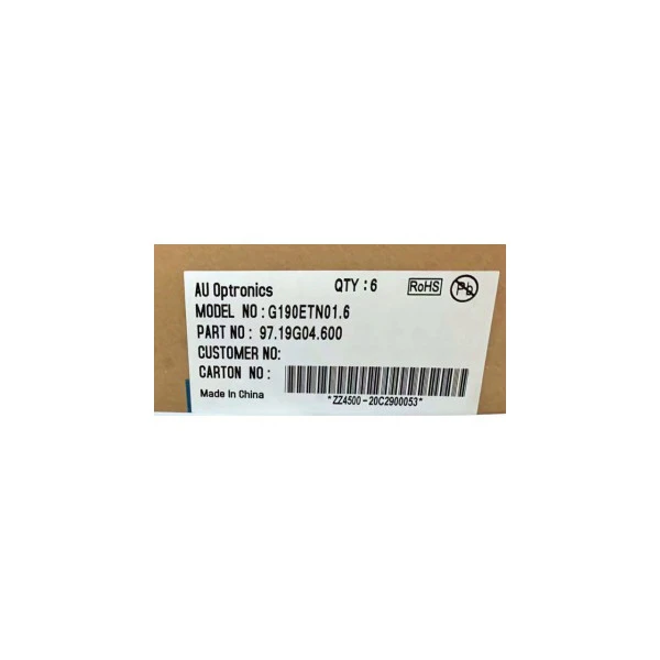 G190ETN01.600 19.0 Inch Lcd Panel Original For Industrial Lcd Screen